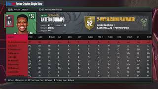 NBA 2K24  Milwaukee Bucks Roster Jumpshot Fix [upl. by Isacco]