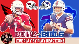 Cardinals vs Bills LIVE Week 1 Play by Play Reactions [upl. by Rapsac]