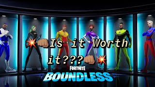 Fortnite  Boundless Set Review amp Overview  is it Worth it🌪🔥💧🦸🏻‍♂️🦸🏻‍♀️🦹🏻‍♂️🦹🏼‍♀️ [upl. by Ytima]