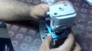 2 stroke gasoline rc engine assembling part 2  فك و تركيب محرك جازولين الجزء الثاني [upl. by Joachima]