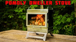 Pomoly Dweller Wood Stove  Portable Wood Stove For Tiny Homes And Van Life [upl. by Imoin]