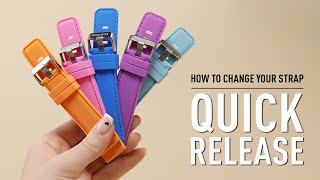 Reflex Active How to change your strap  Quick Release version [upl. by Alleynad]