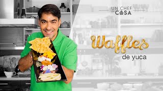 Waffles de yuca  Un desayuno nutritivo y saludable [upl. by Condon]