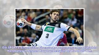 HandballWM 2019 Deutschland  Spanien Einzelkritik mit Böhm Gensheimer Heinevetter [upl. by Asennav]