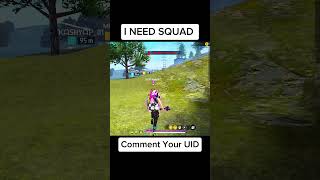 I NEED SQUAD  I PLAY WITH SQUAD  GARENA FREE FIRE  FREE FIRE INDIA  BEG MAFIA [upl. by Adnola]