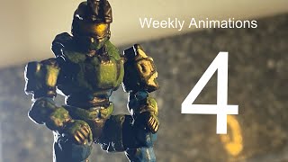 “Weekly” Animations 4  Mega Construx Halo Stop Motions [upl. by Uriiah]