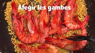 Recepta pas a pas Gambes amb salsa dametlles i cava [upl. by Yursa65]