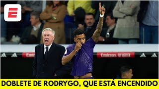 DOBLETE DE RODRYGO para el 20 del REAL MADRID vs ATHLETIC CLUB en el Santiago Bernabéu  La Liga [upl. by Dominga]