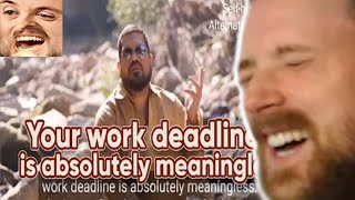 Forsen Reacts  🧑‍💼 Work deadlines  Selfhelp Singh  Do Nothing Guru [upl. by Hoashis413]