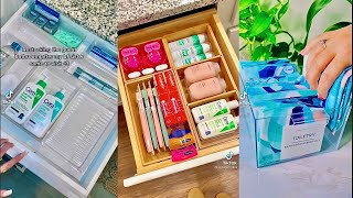 Aesthetic ASMR bathroom restocking  very satisfying 🤩✨ [upl. by Simone]