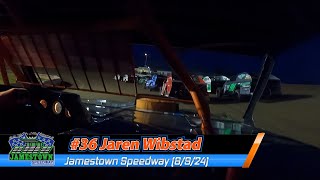 36 Jaren Wibstad WISSOTA Midwest Modified OnBoard  Jamestown 8924 [upl. by Eerej]