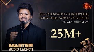 Thalapathy Vijays speech  MASTER Audio Launch  Sun TV [upl. by Montagna]