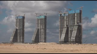 Chinabacked highrise building topped out in Egypts New Alamein [upl. by Eanil]