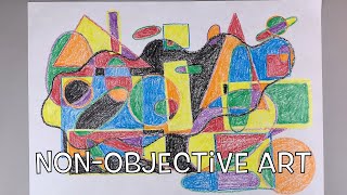 How to Create NonObjective Art for Kids [upl. by Notnek999]