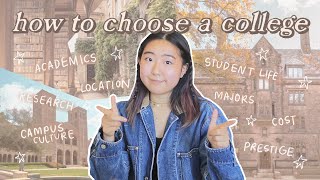 how to choose the best college for you research match your personality type avoid regrets more [upl. by Zachariah]