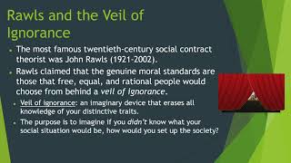 Moral Theory  Social Contract Theory part 4  Rawls and the Veil of Ignorance [upl. by Prager104]