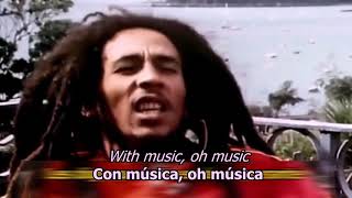 Trench Town  Bob Marley LYRICSLETRA Reggae Original [upl. by Ahsotal673]