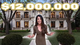 INSIDE AN INCREDIBLE 12000000 MANSION  DALLAS HIGHLAND PARK [upl. by Lessirg]