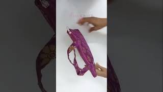 Designer Handbag 👜 DIY Designer Handbag  Stitching Tutorial of Fabric HandbagQuick Handbag making [upl. by Leonie]