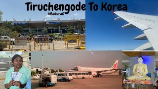 Again in Srilankan Airlines  Tiruchengode to South Korea  Madurai to Seoul  sadhasvlog [upl. by Annoid899]