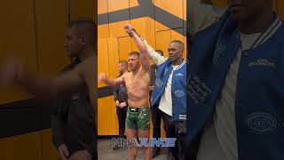 Dricus Du Plessis and Israel Adesanya share backstage moment after UFC305 ❤️ [upl. by Imak]