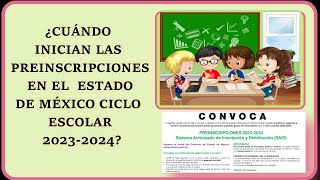 PREINSCRIPCIONES EN EDUCACIÓN BÁSICA CICLO ESCOLAR 20232024 [upl. by Lyudmila769]