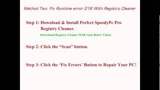 How to Fix Runtime Error 216 [upl. by Aneen]