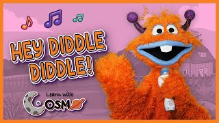 Hey Diddle Diddle  Nursery Rhymes amp Kids Songs  Learn with Cosmo  Toddler Learning [upl. by Auqenes]