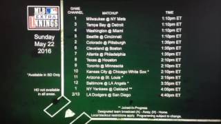 MLB Extra Innings music May 2016 [upl. by Kendra]