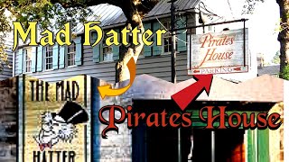 Pirates House restaurant  The Mad Hatter Savannah Ga [upl. by Toille]