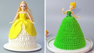 DISNEY PRINCESS 🌹 Creative Pull Me Up Cake Ideas  Tsunami Cake  Easy Cake Decorating Compilation [upl. by Crooks]