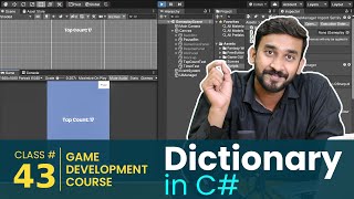 Game 1  Tap Counter 14  Dictionary in C  Unity3d Game Development Course [upl. by Silloc]