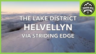 Helvellyn  Striding Edge  Swirral Edge  The Lake District National Park  Dangerous in winter [upl. by Hambley768]