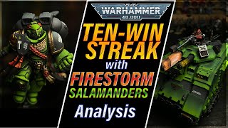 10match WIN STREAK w Firestorm Salamanders  LIST ANALYSIS AND DISCUSSION [upl. by Donoho509]