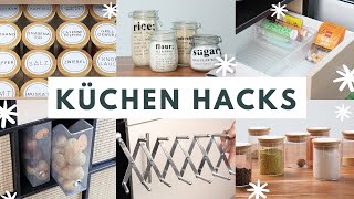 DIYs  Tipps zum KÜCHE ORGANISIEREN  IKEA Hacks  Ordnung in der Küche mit Cricut Joy  TRYTRYTRY [upl. by Aiem]