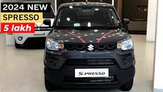 Mini SUV Maruti Suzuki SPresso VXI Plus Black Colour  Full Detailed Review [upl. by Adekram322]