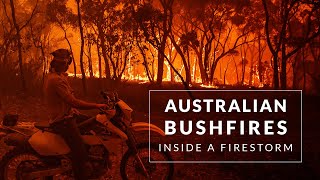 Australian Bushfires  Raw Footage from inside a Firestorm [upl. by Bartholomeo402]