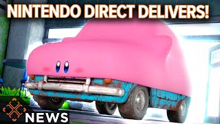 Kirby Can Eat Cars Now  Plus More from Nintendo Direct [upl. by Ateerys]