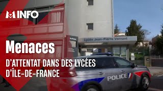 Des menaces de décpitation envoyées à des lycées dïledeFrance [upl. by Wilhide]