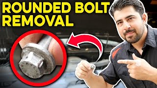 How To Remove A Rounded Nut Or Bolt Without An Impact Wrench [upl. by Wootan960]