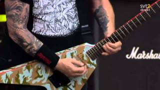 The Big 4  Slayer  Mandatory Suicide Live Sweden July 3 2011 HD [upl. by Andres]