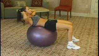 Ab exercises for sculpting on the stability ball [upl. by Clary]