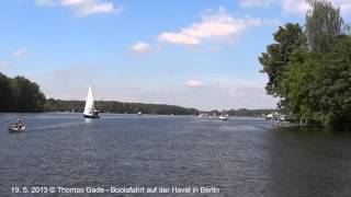 Bootsfahrt auf der Havel Von Spandau nach Hennigsdorf [upl. by Nairod]