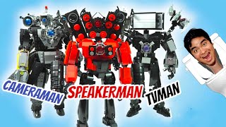 HICE A LOS 3 TITANES MEJORADOS TV MAN  CAMERAMAN Y SPEAKERMAN DE SKIBIDI TOILET  COMPILACIÓN [upl. by Markos227]