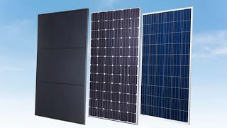 Types of PV Cell and Solar PanelMonocrystallinePolycrystallineSolar Cell New Technology [upl. by Yatnwahs]