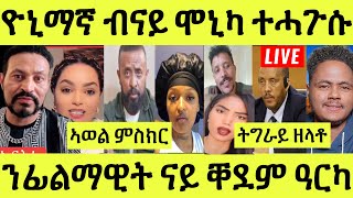 ነሹ መጸ መጸ ዮኒማኛ ብሞኒካ ኣወል ምስክር  ጉድ ባሕርና ክውሰድ ንፊልማዊት ናይ ቀደም ዓርካ [upl. by Donoghue275]