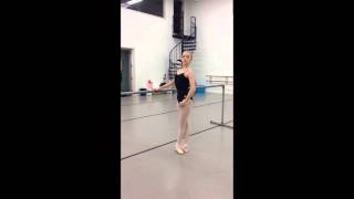 Ballet Audition  Naomi Wilson [upl. by Enylhsa]