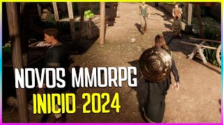 TOP 4 NOVOS MMORPGs INCRIVEIS PARA JOGAR NO INICIO DE 2024 [upl. by Nert]