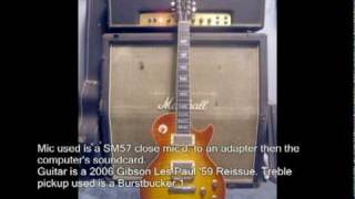 Gibson 06 R9  Marshall JMP MKII  Hotcake amp Zendrive [upl. by Ahsimal]