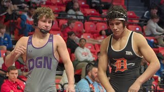 152 3A – Harrison Konder G of Downers Grove North IL vs Jacob Luce R of DeKalb IL [upl. by Morice576]